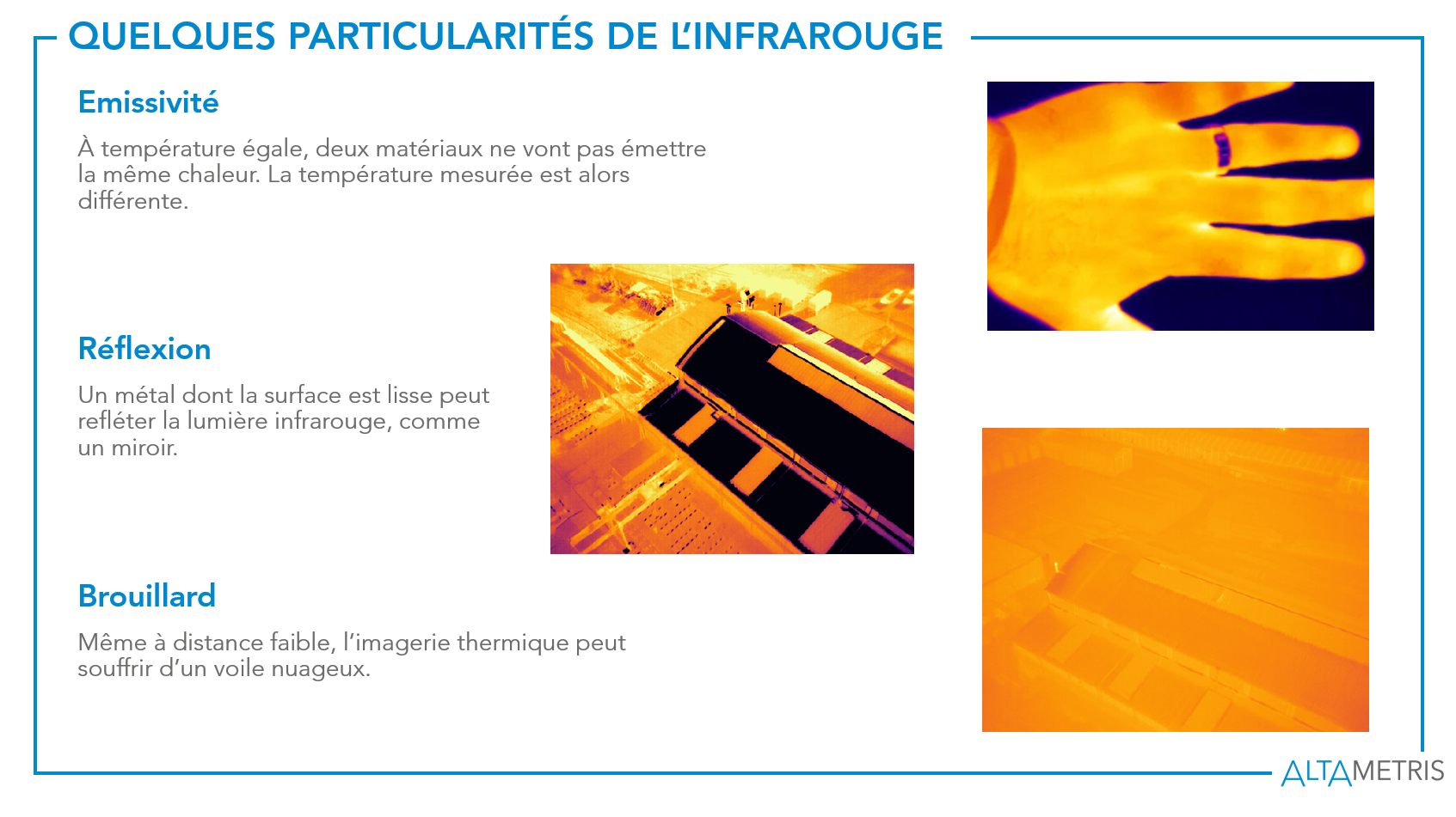 Particularités infrarouge