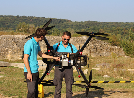 presentation drone ricopter et capeteur lidar