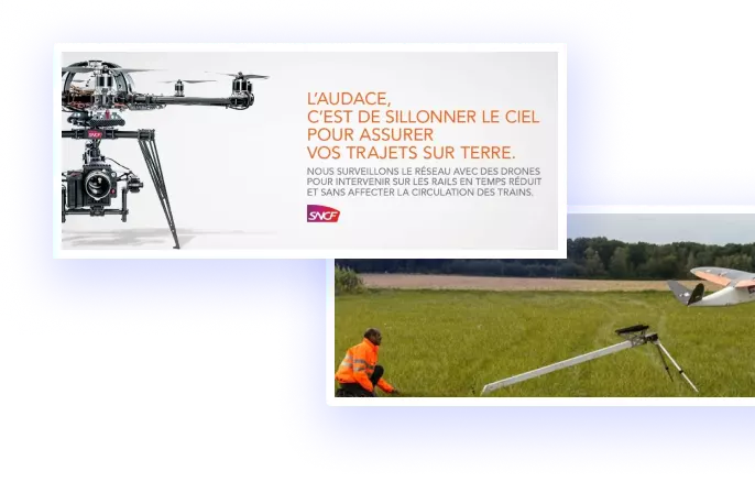 Creation pole drone sncf reseau