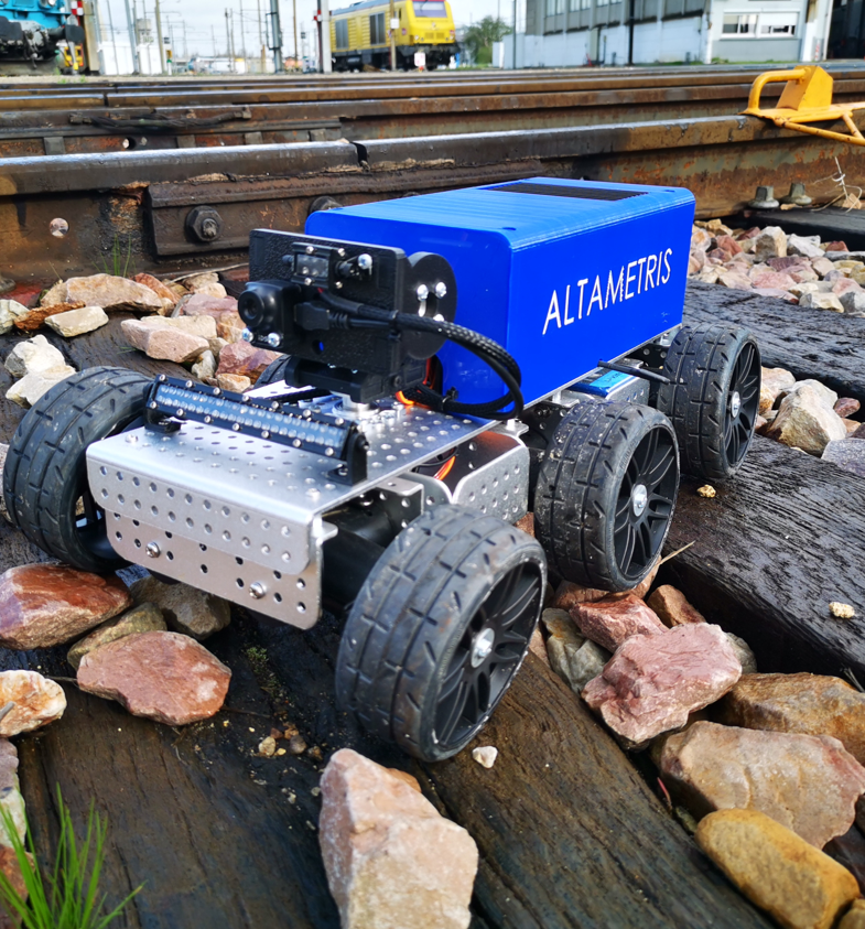 Robot d'inspection sous caisse de train - Altametris 