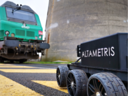 Robot Inspection sous caisse de train Altametris 2