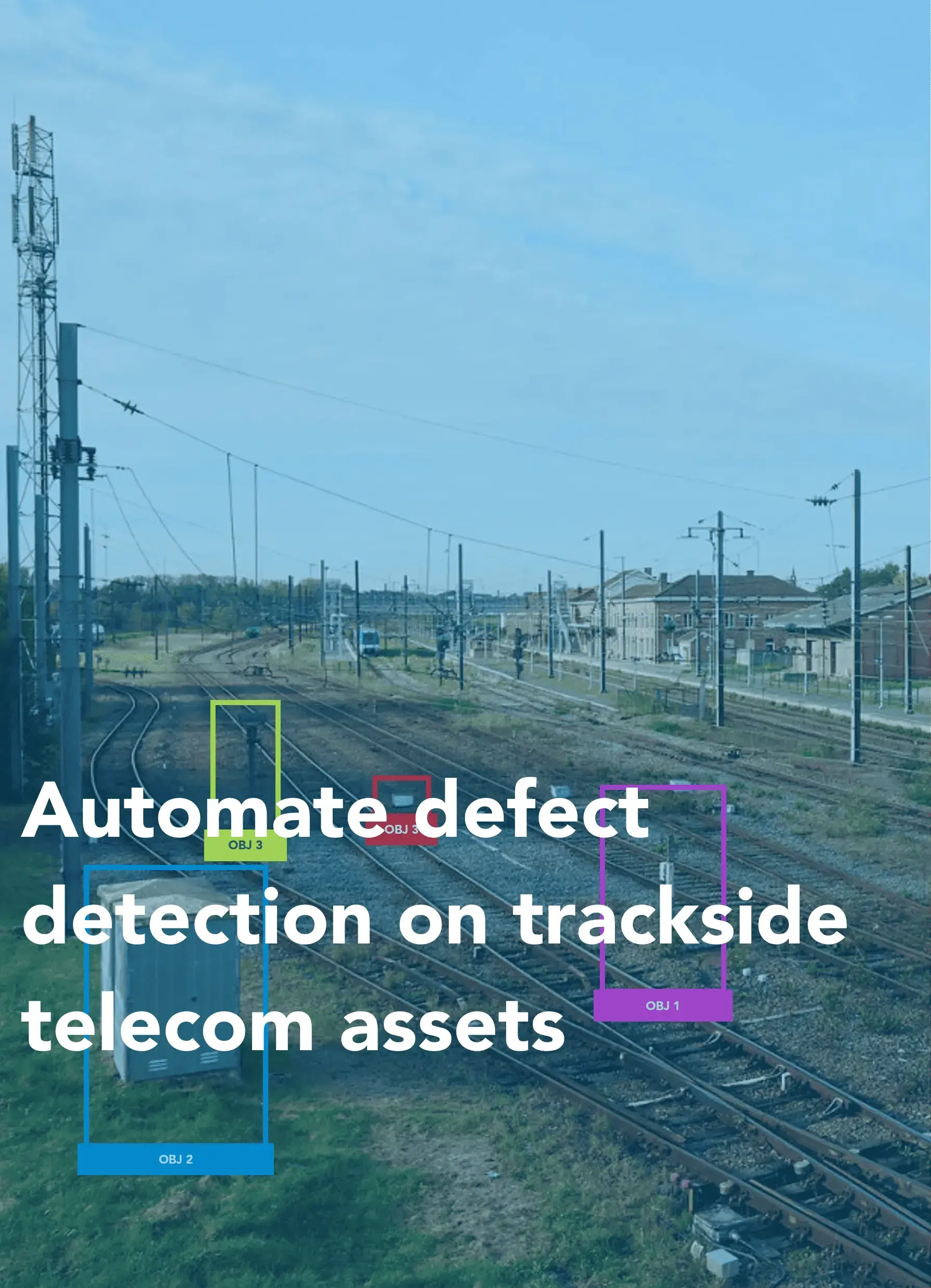 Automate defect detection on trackside telecom assets