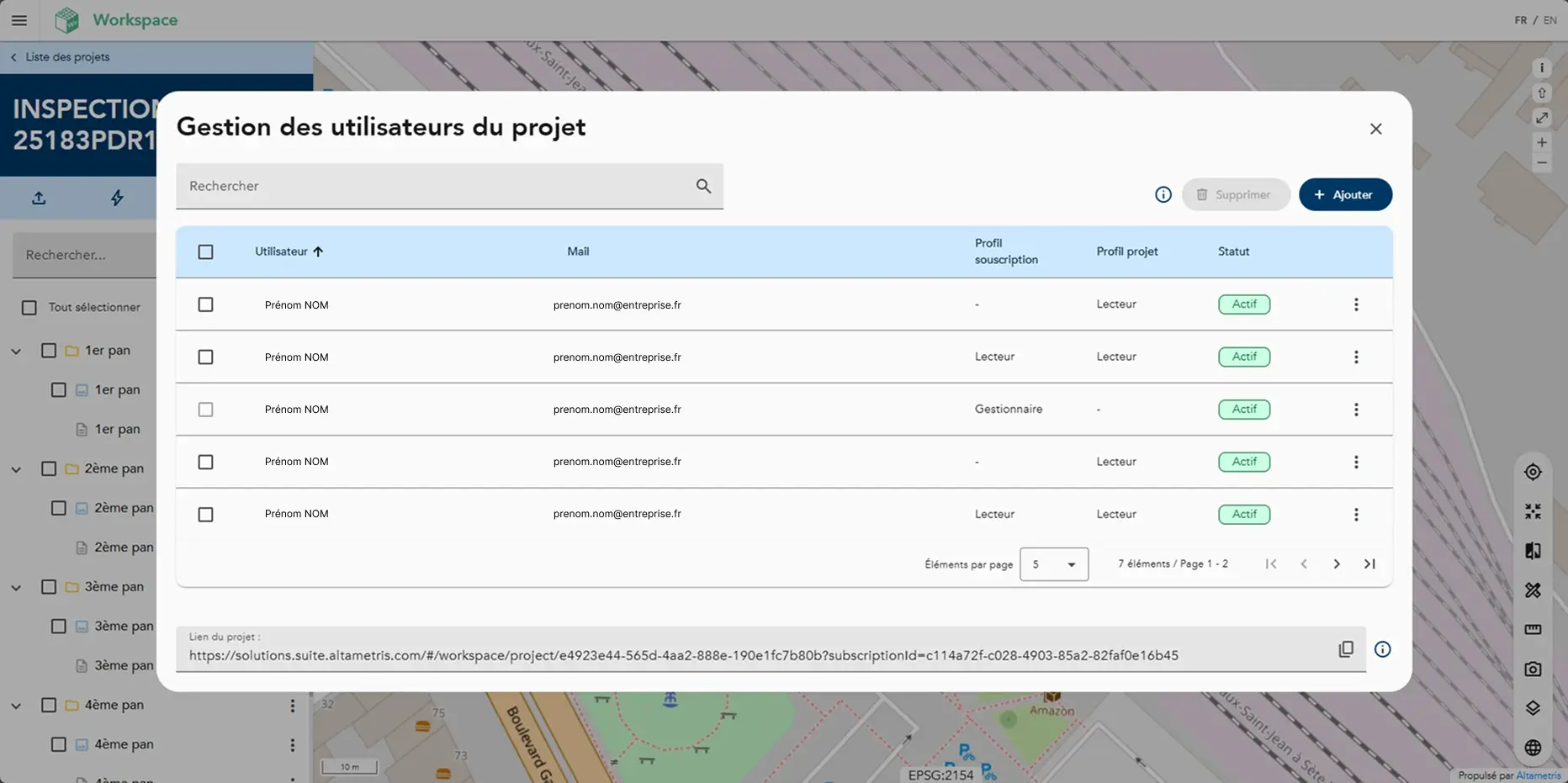 Gestion des utilisateurs Suite